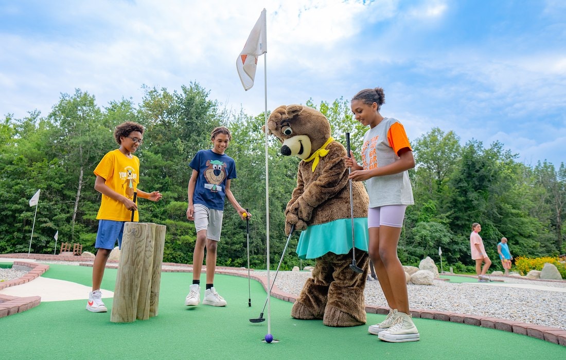 Play a round of golf at Jellystone Park™ Tyler Texas
