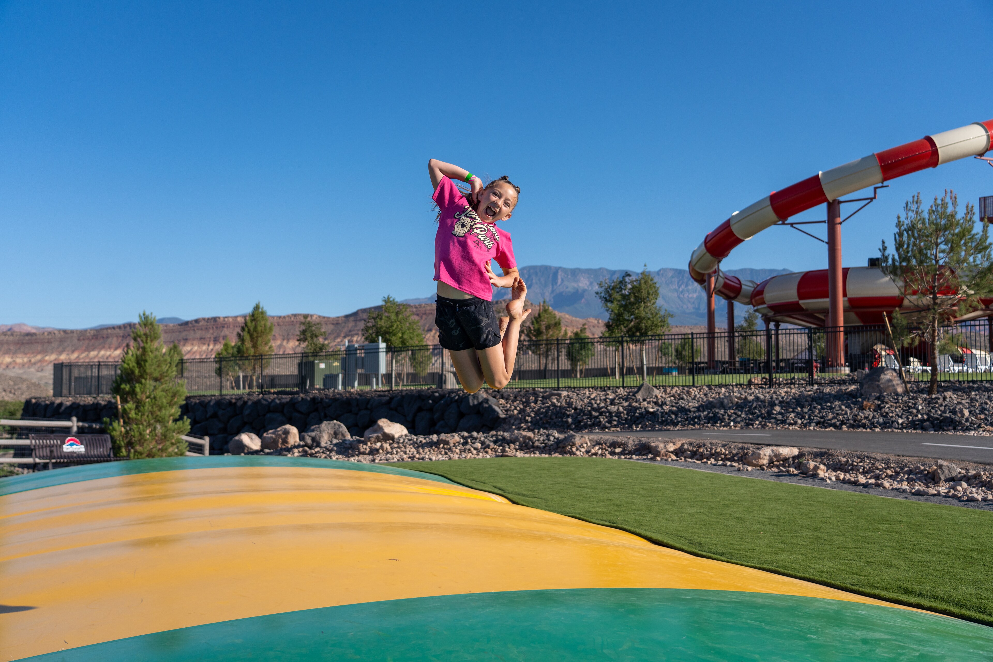 Jumping Pillow at Jellystone Park Zion