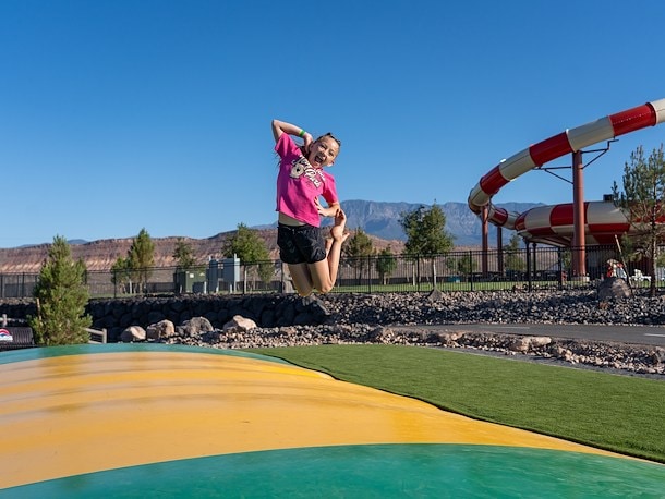 Jumping Pillow at Jellystone Park Zion
