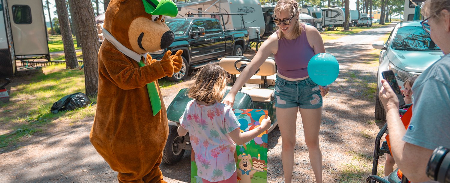Yogi Bear Birthday Party in Jellystone Park, Caledonia