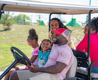 Golf Cart Rental in Jellystone Park™ North Texas