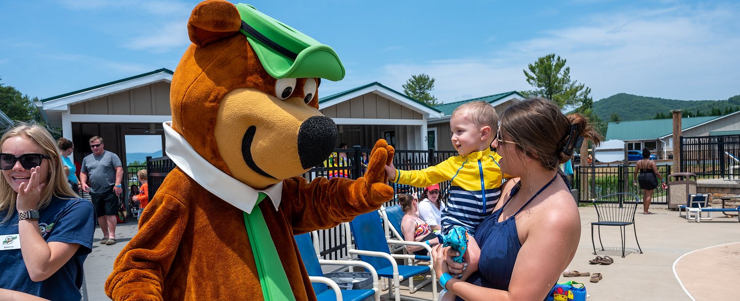 Fun with Yogi Bear at Jellystone Park™ Shenandoah Valley