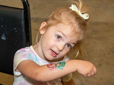Glitter Tattoos at Jellystone Park™ Houston West