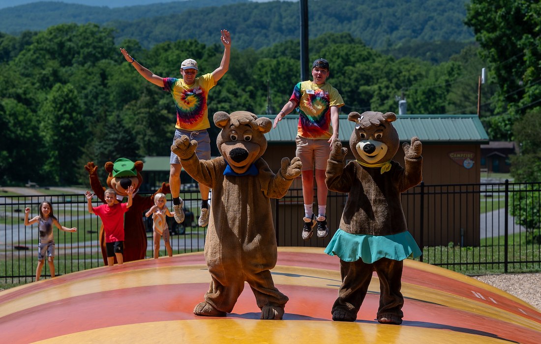 Ultimate Jumping Pillow Fun at Jellystone Park™ Natural Bridge