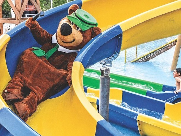 Water Slides at Jellystone Park™ Texas Wine Country