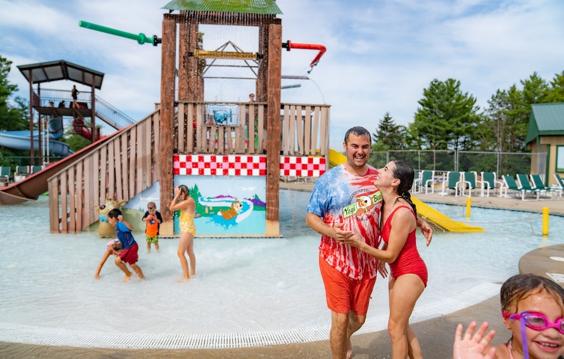 Slide, splash & play at Jellystone Park Caledonia