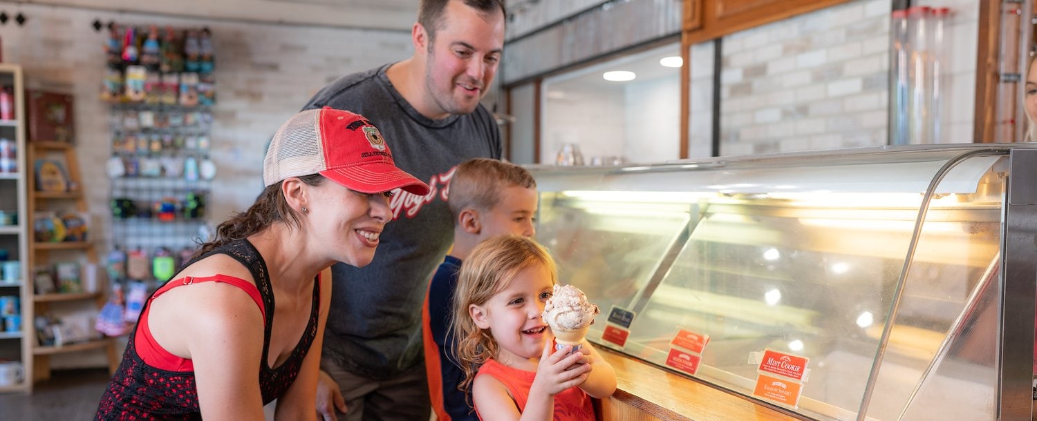 Ice Cream at Jellystone Park Caledonia, WI
