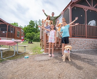 Bark Park in Jellystone Park, Caledonia