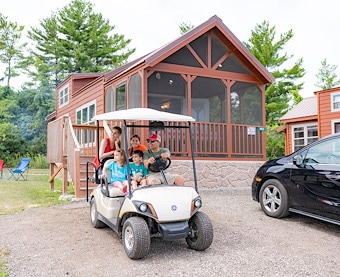 Golf Cart Rentals in Jellystone Park, Caledonia