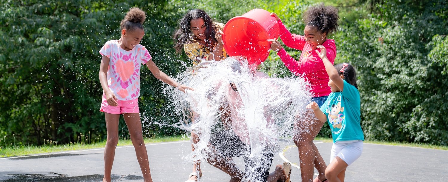 Kids Enjoying Water Fun at Jellystone Park Caledonia, WI