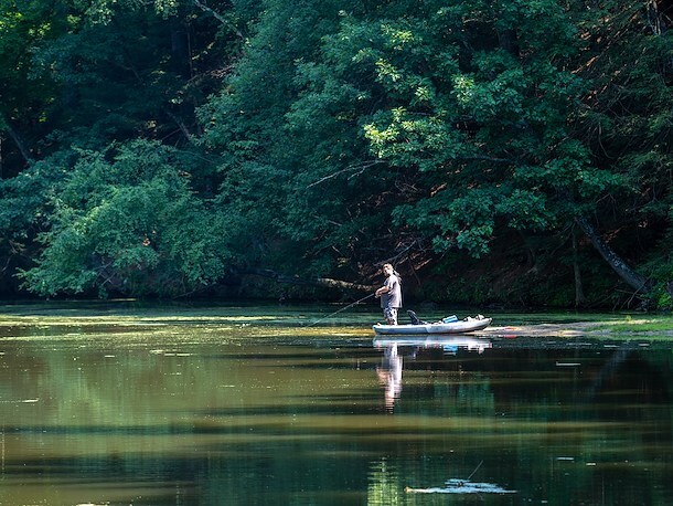 Fishing at Jellystone Park™ Wisconsin Dells