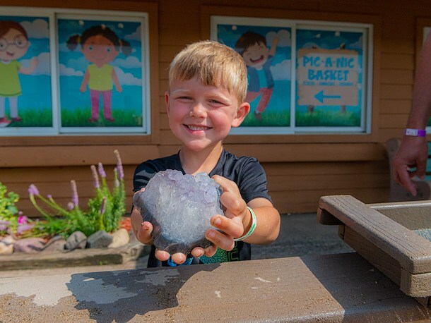 Gem Mining at Jellystone Park™ Warrens
