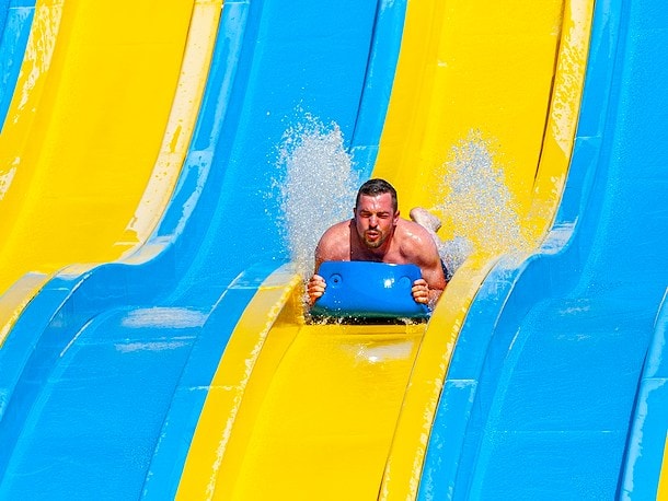 Waterslides at Jellystone Park™ Warrens