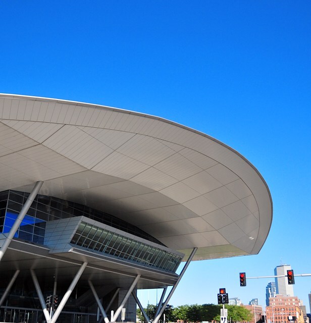 The modern architecture of Boston Downtown stands out.