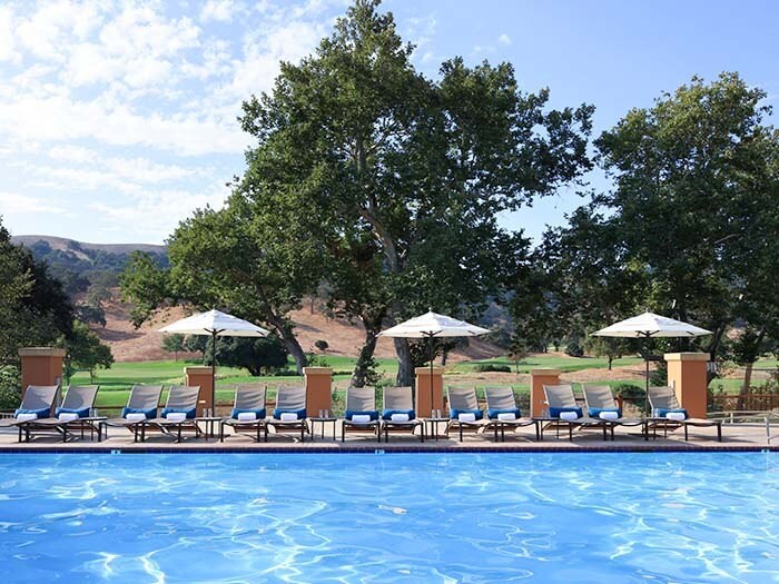 Outdoor Swimming pool at cordevalle, USA