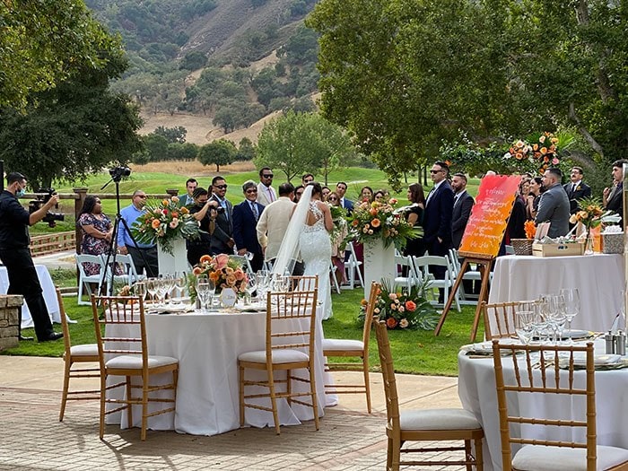 Wedding celebration at CordeValle USA