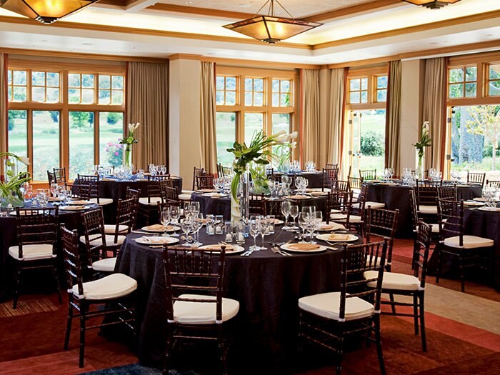 Dining tables at Cordevalle Hotel In USA, San Martin, CA 95046