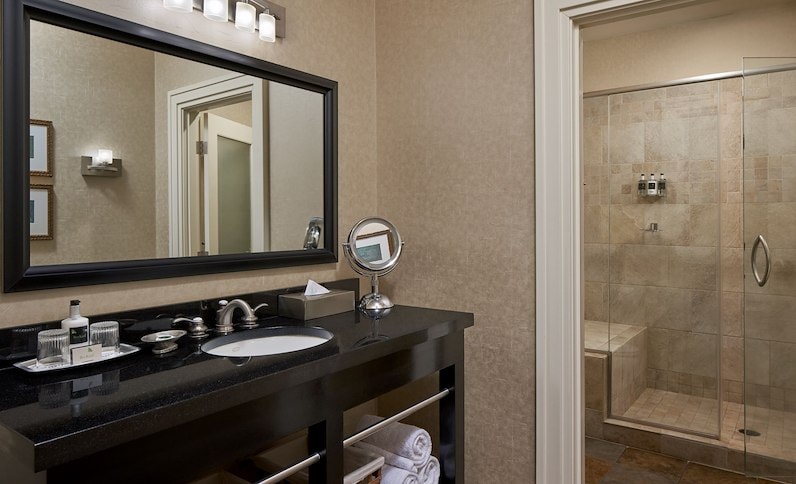 Large tile showers