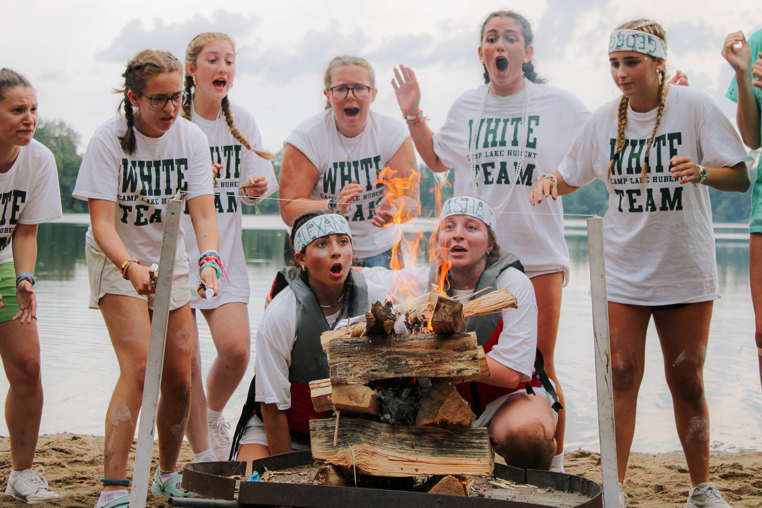 Girls at Camp Lincoln and Camp Hubert Nisswa Minnesota