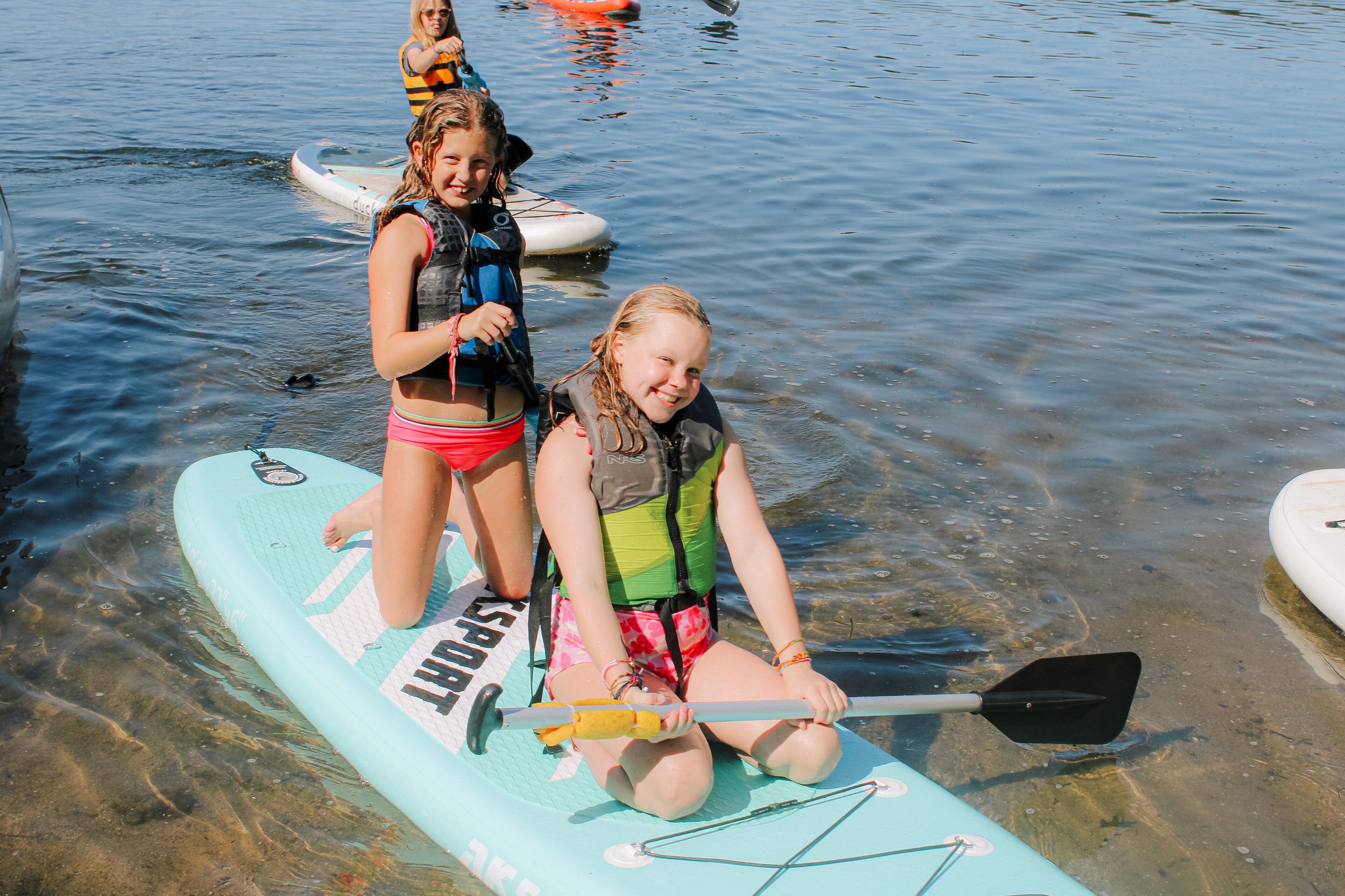 Paddleboarding at Nisswa Minnesota