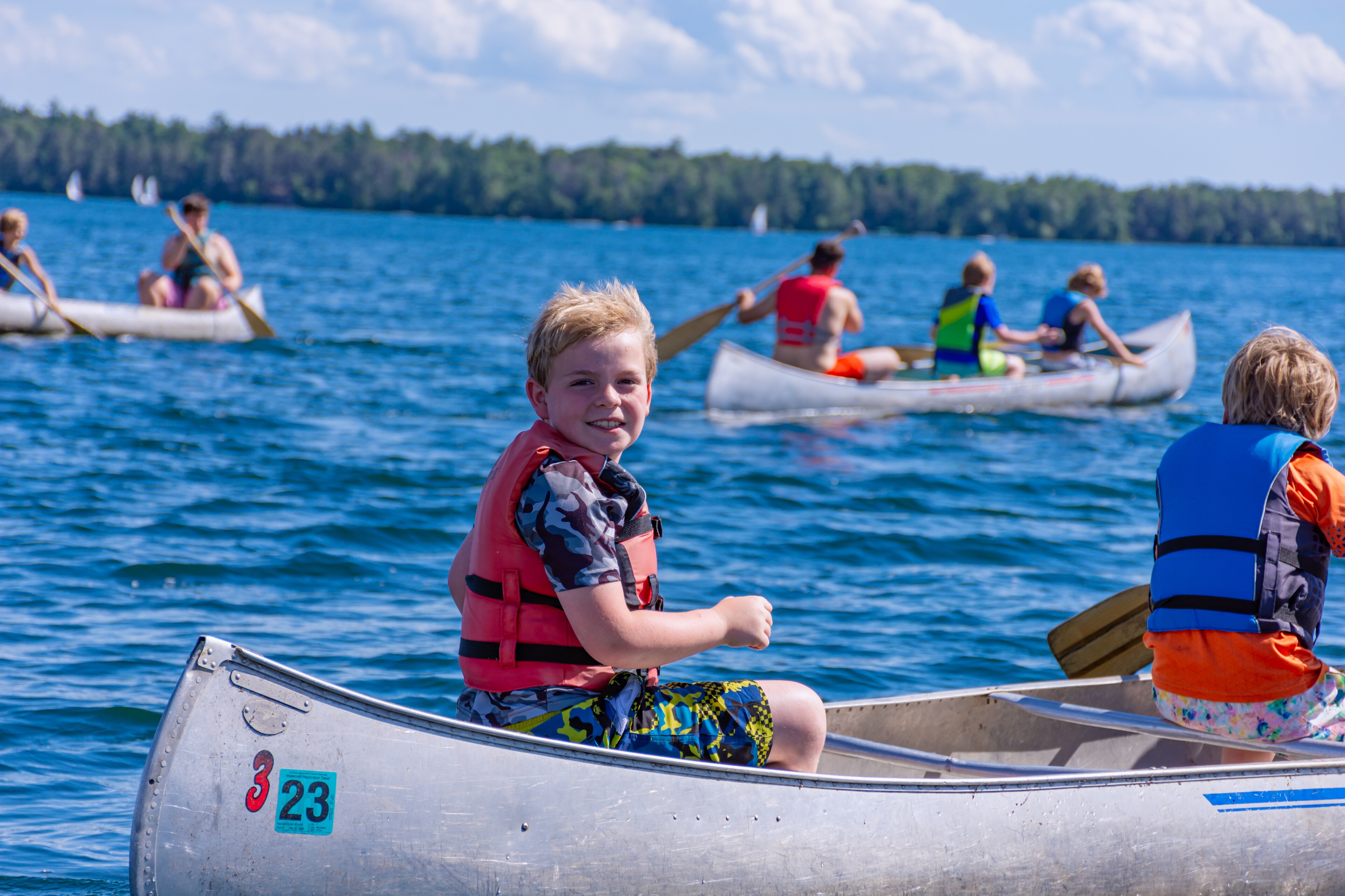 Canoeing at Nisswa Minnesota