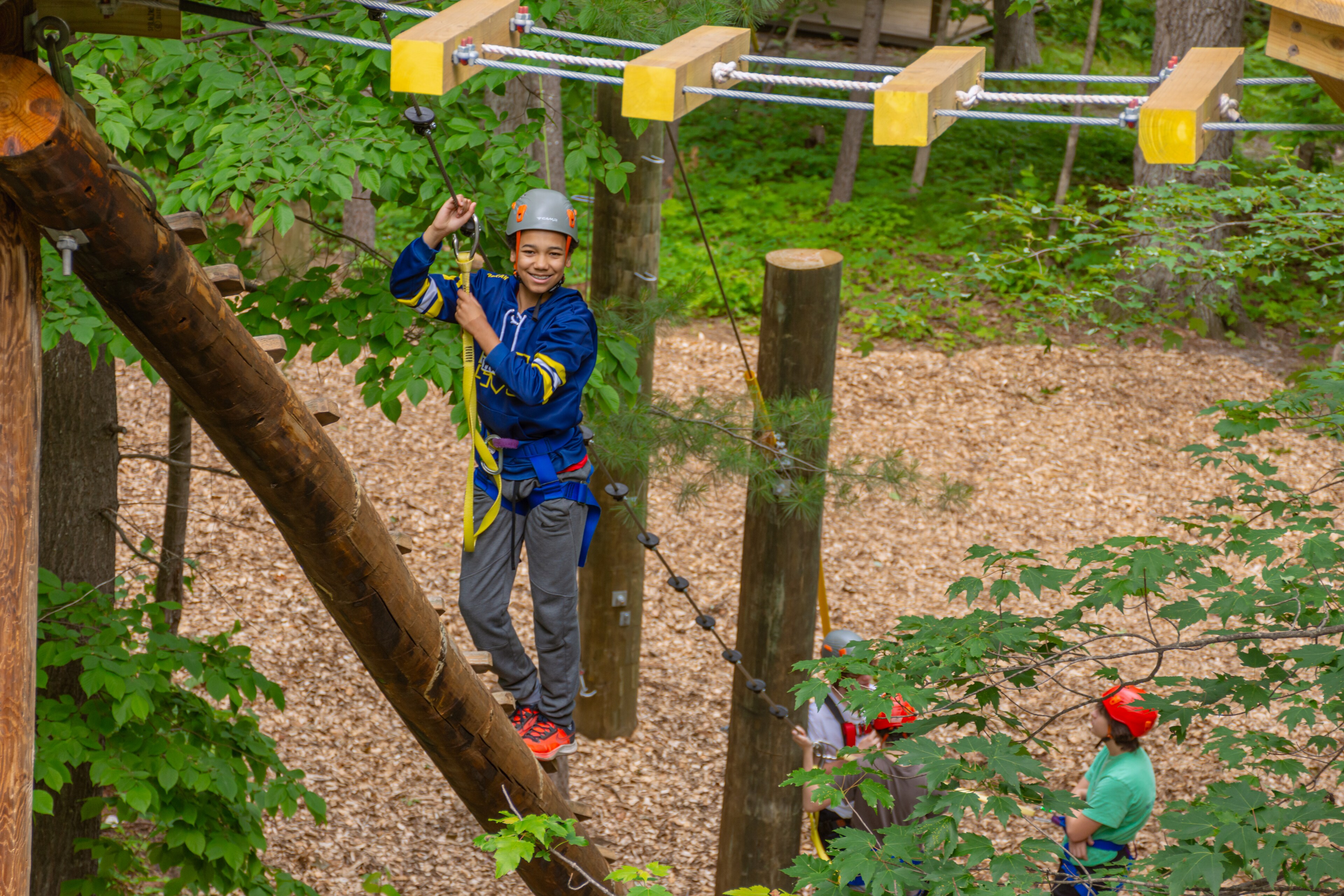 High Ropes at Camp Lincoln and Camp Hubert Nisswa Minnesota