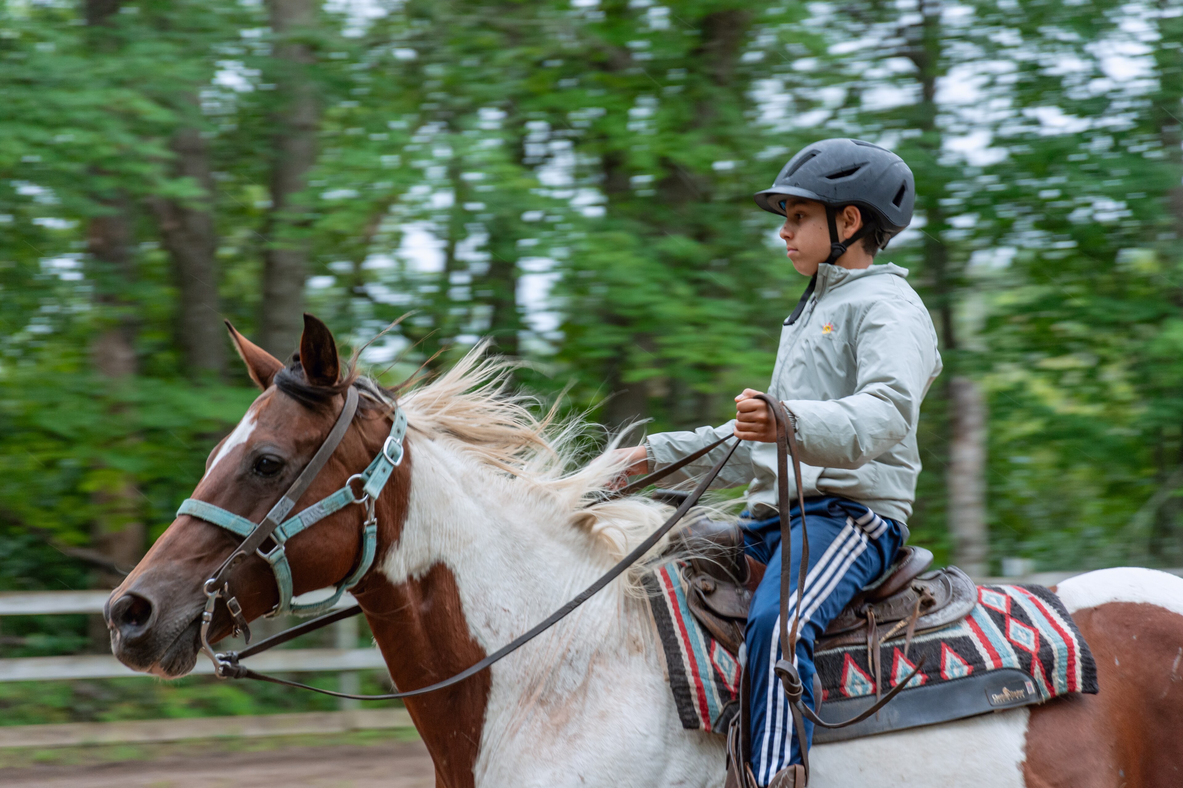 Horseback Riding at Camp Lincoln and Camp Hubert Nisswa Minnesota
