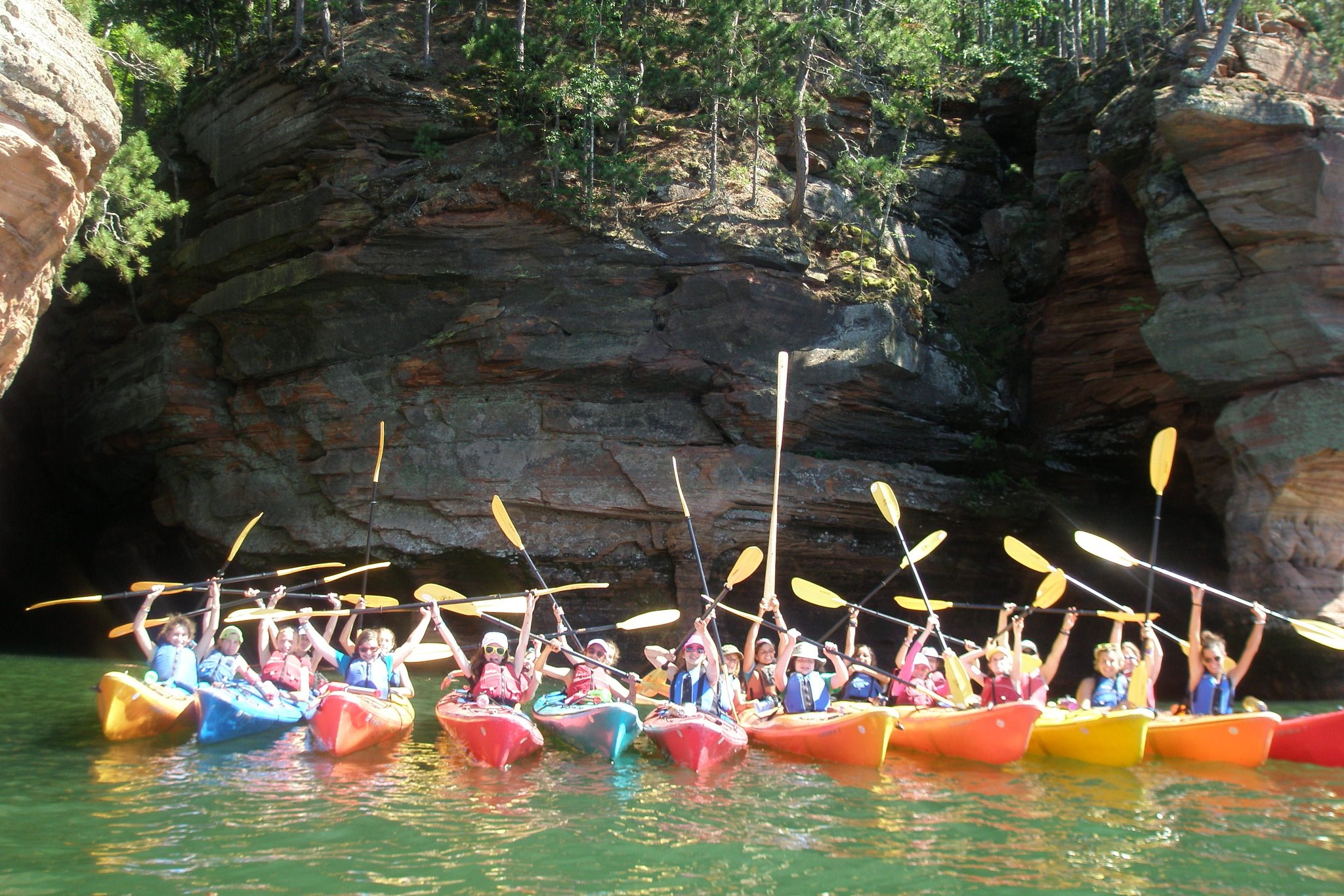 Team work makes the dream work in kayaks