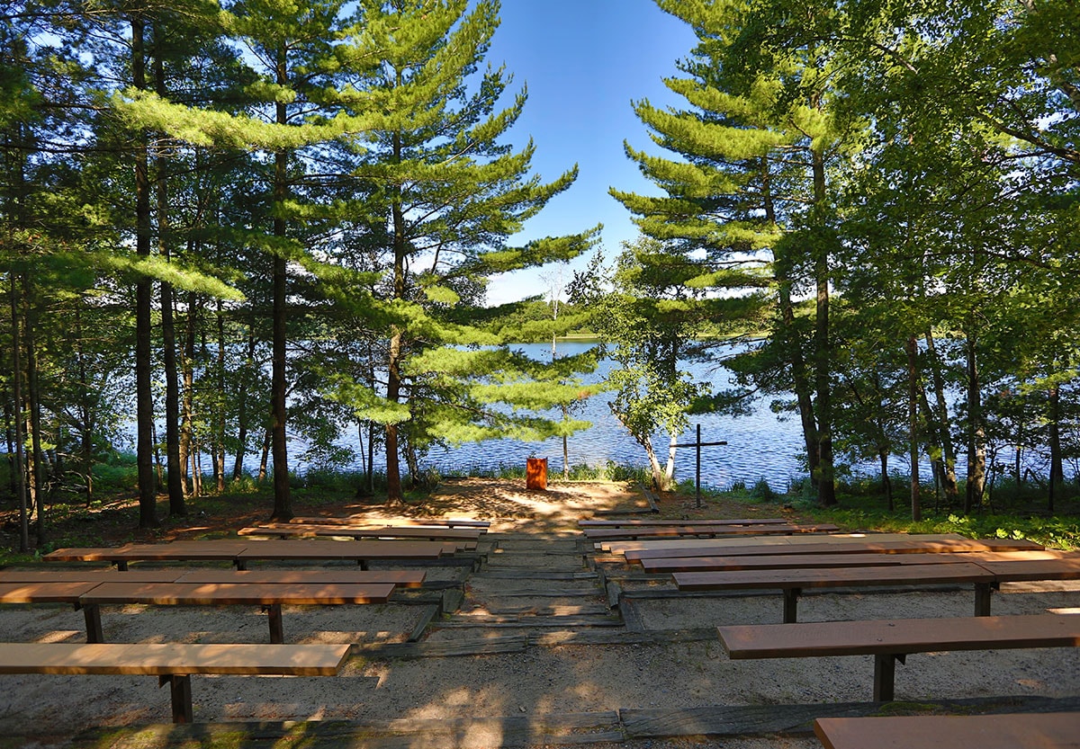 Camp Lake Hubert for Girls chapel