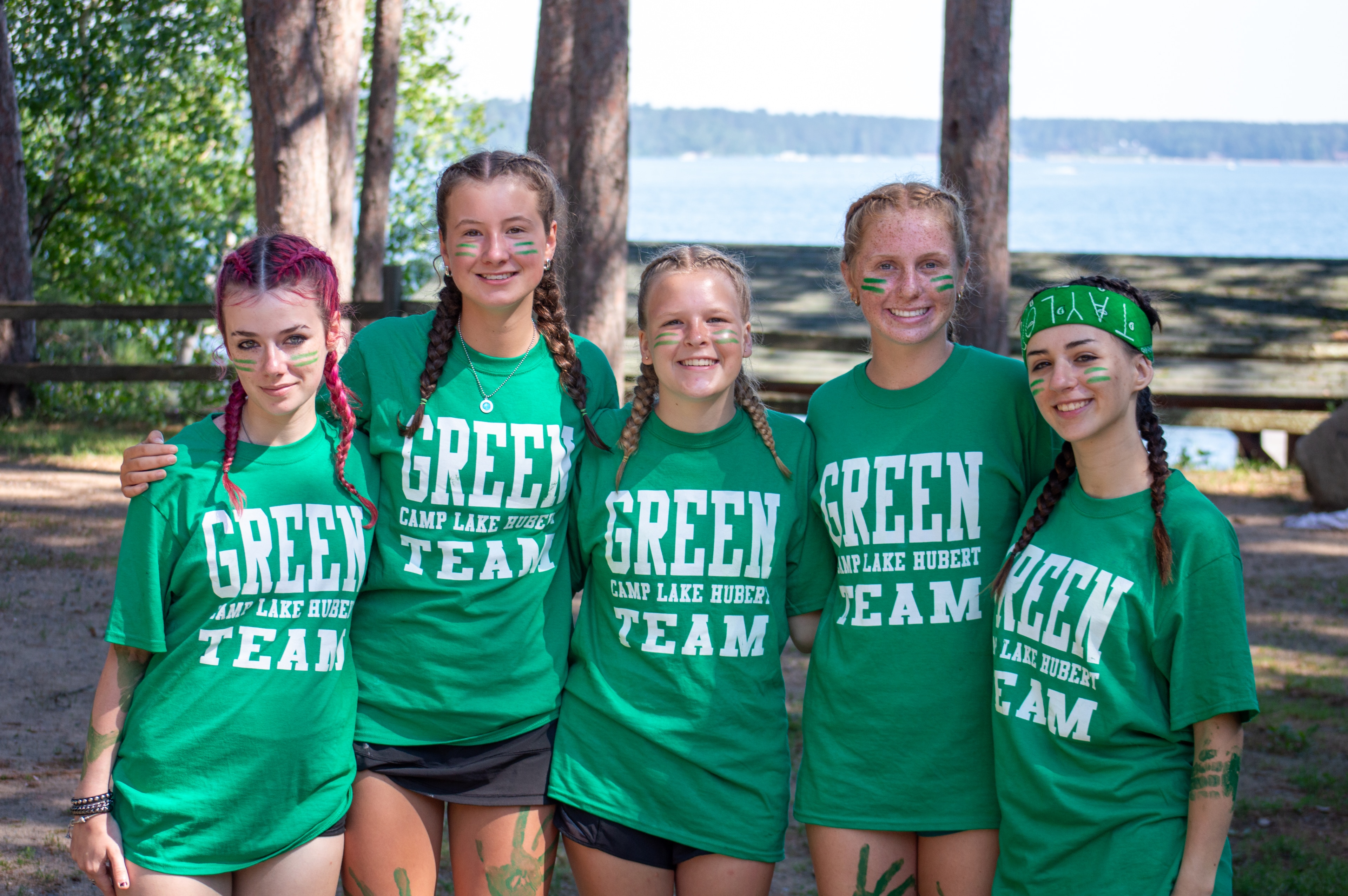 Color competition at Camp Lake Hubert for Girls