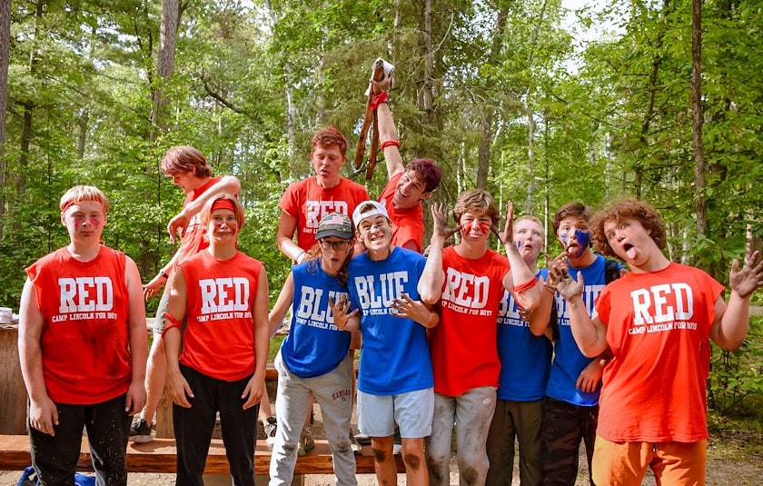Color Wars at Camp Lincoln and Camp Hubert Nisswa Minnesota