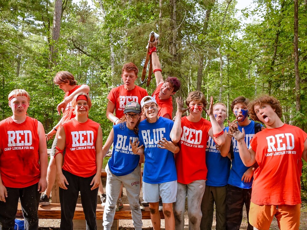 Camp Lincoln color wars in Nisswa MN