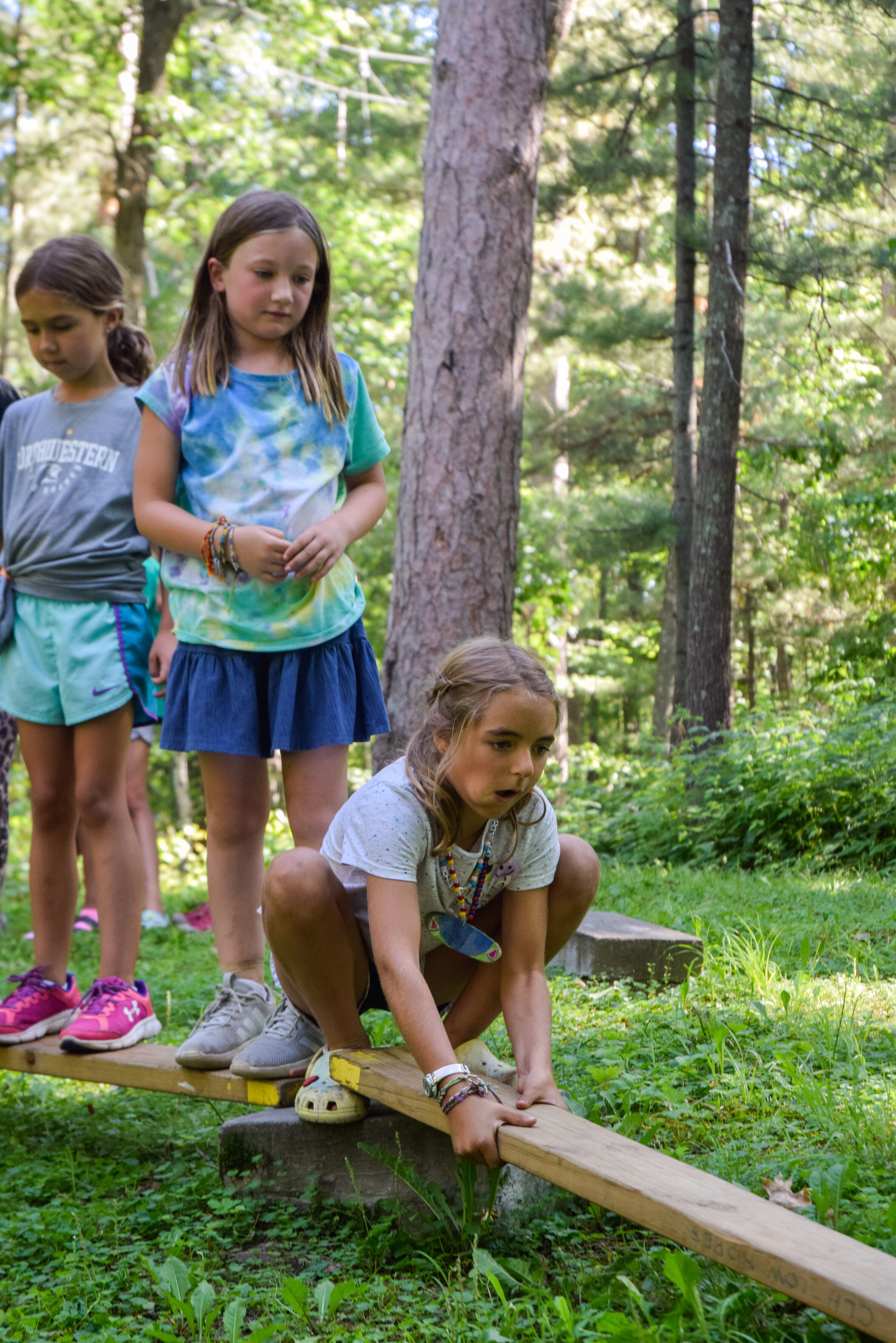 Low Ropes at Camp Lincoln and Camp Hubert Nisswa Minnesota