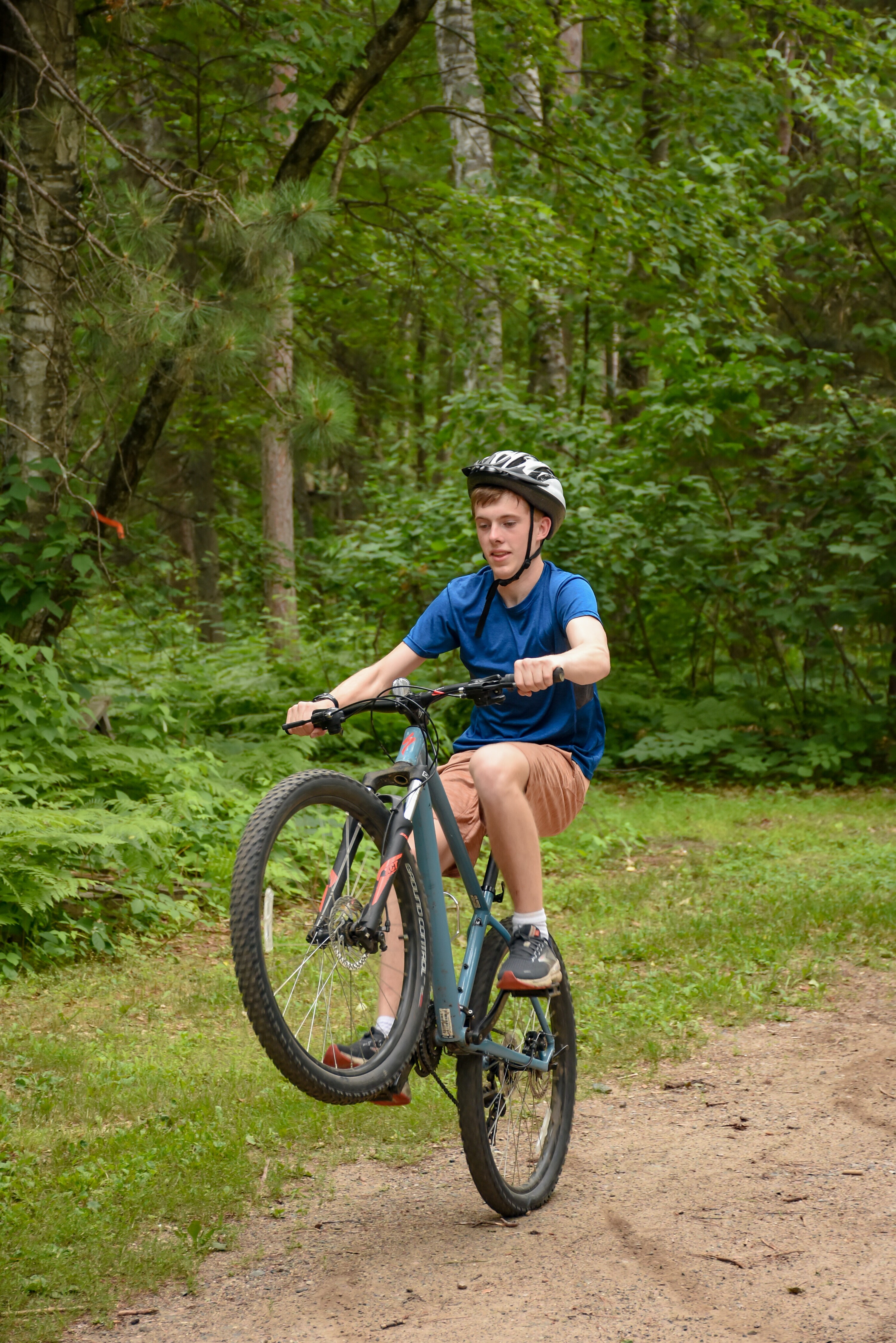 Mountain biking at Camp Lincoln and Camp Hubert Nisswa Minnesota