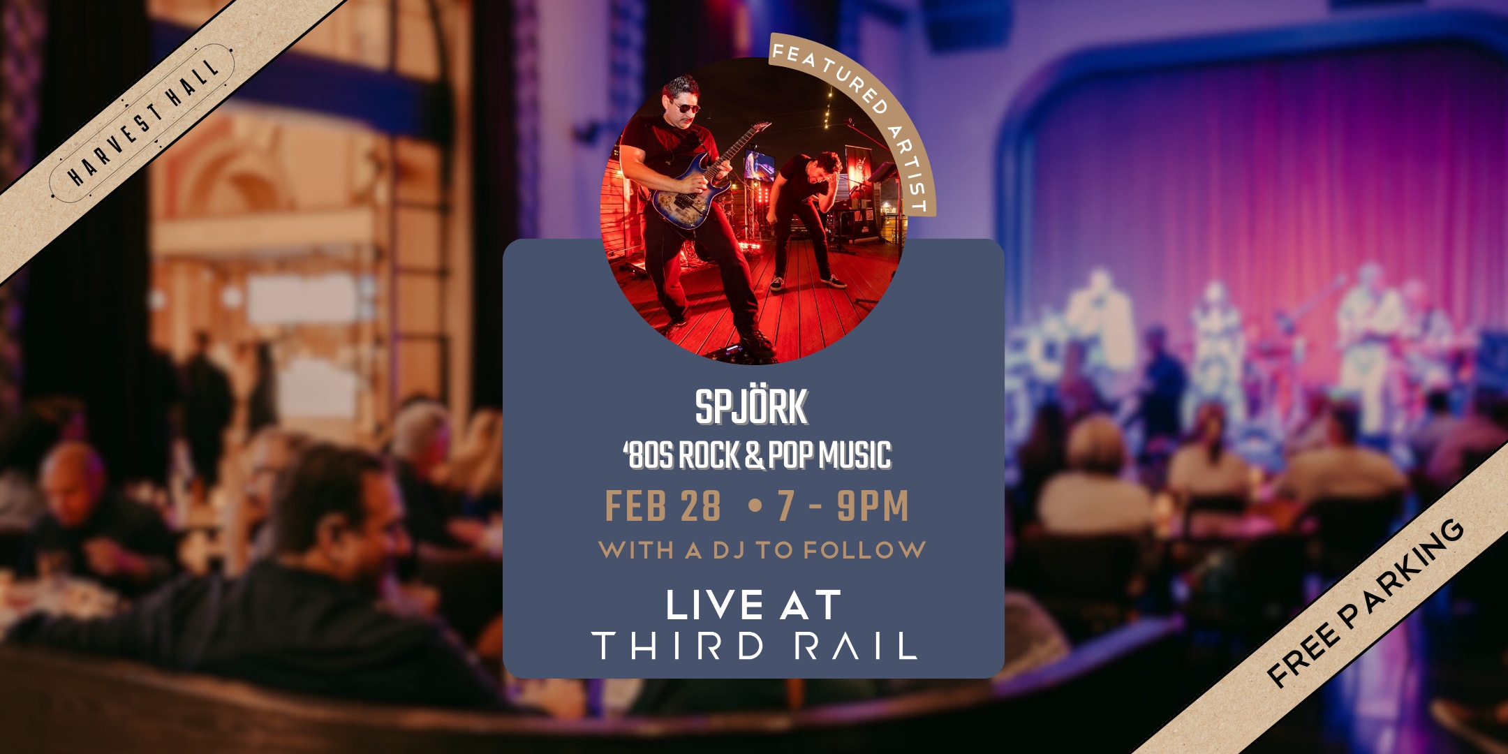 Spjörk | '80s Rock & Pop | LIVE at Third Rail