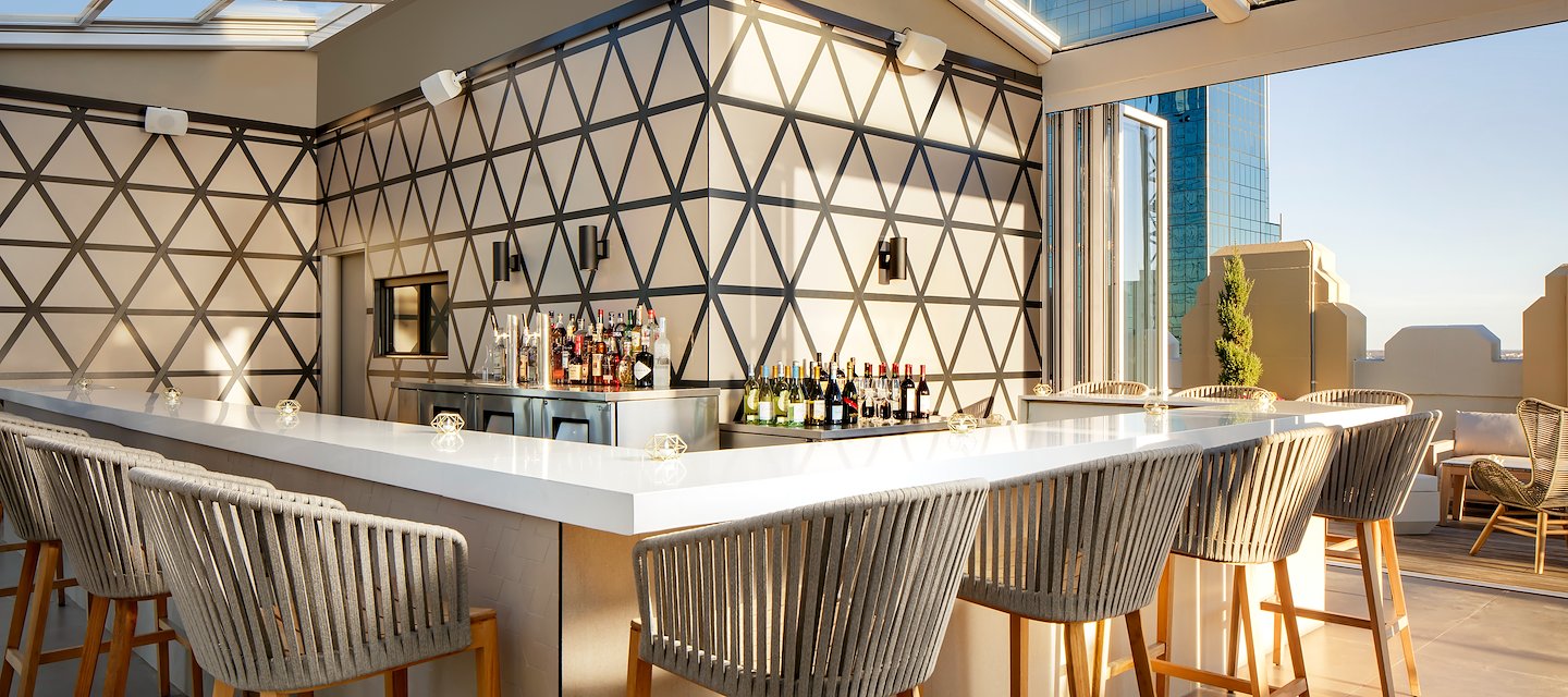 Stylish rooftop bar at The Sinclair, Autograph Collection in Fort Worth, TX