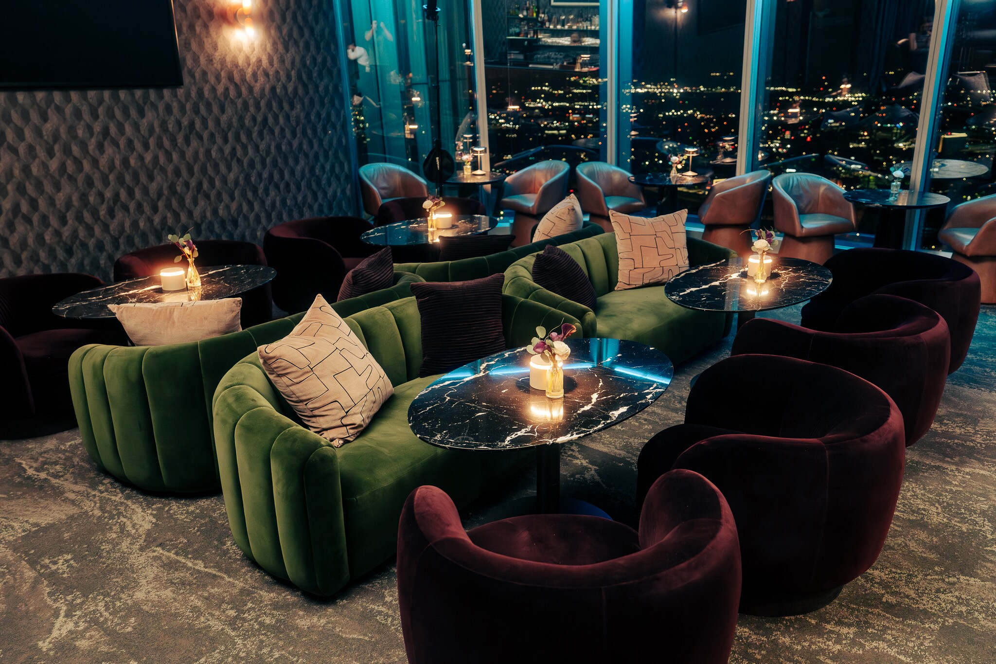 The shard bar at the shard hotel, Nova Lounge at Vast, Oklahoma