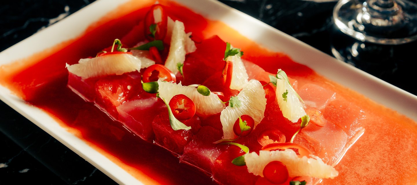Nova Lounge at Vast, Oklahoma menu with seafood and elevated dining. 