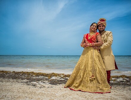 beach wedding indian dresses Goa Others Destination Wedding