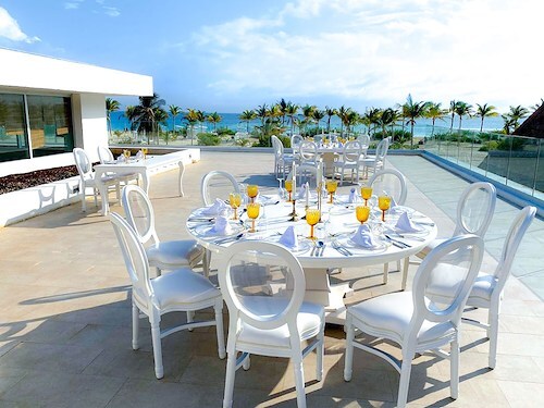 sachin and babi light blue dress Majestic Elegance Costa Mujeres - All Inclusive main image 0