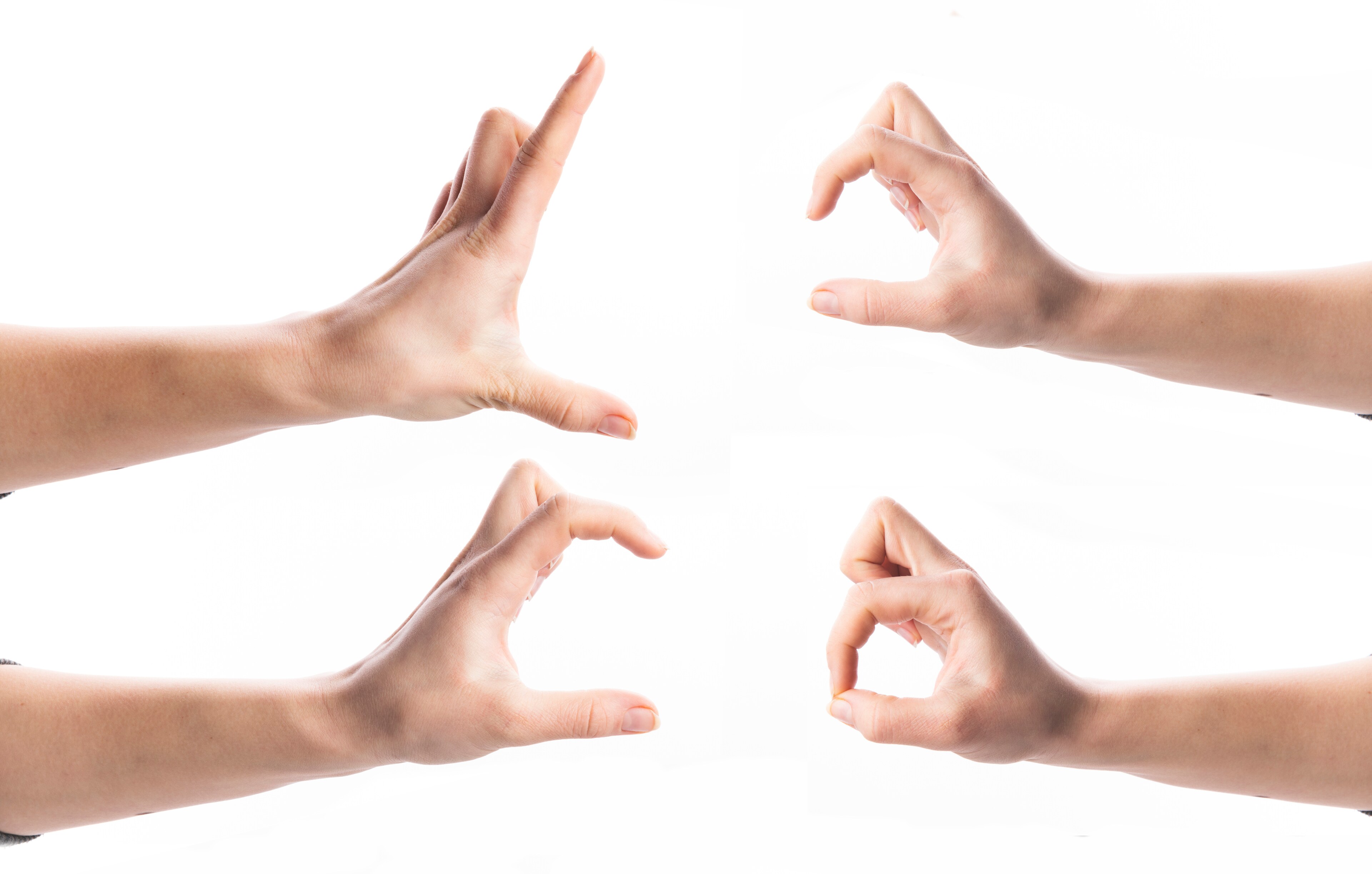 Hands forming various gestures at Brij Medical Centre, Kavi Nagar, Uttar