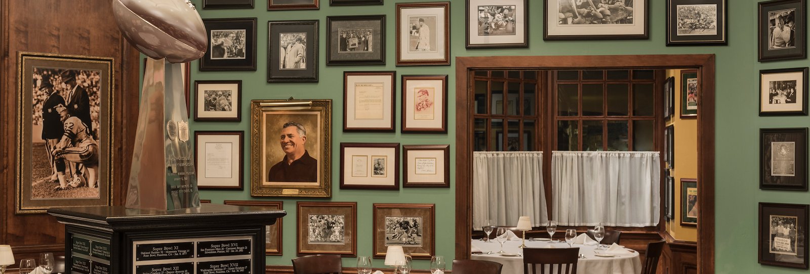 The Lombardi Experience in Vince Lombardi's Steakhouse - Appleton WI