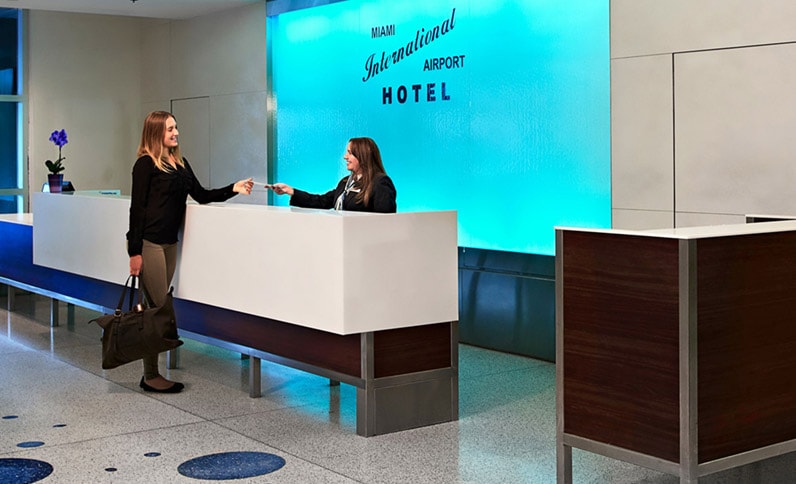 Where is Miami International Airport Hotel located?
