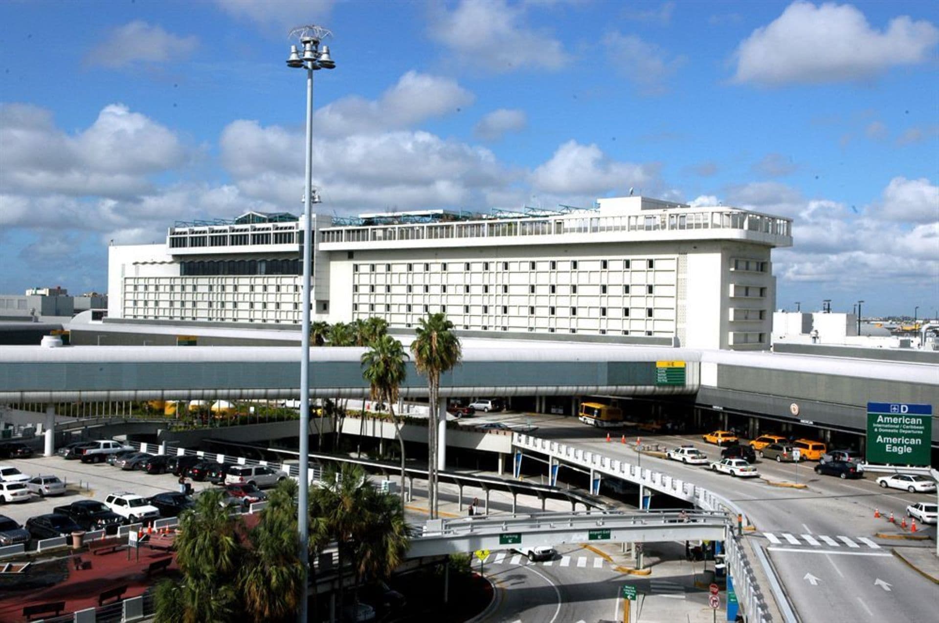 Is there a hotel inside Miami International Airport?