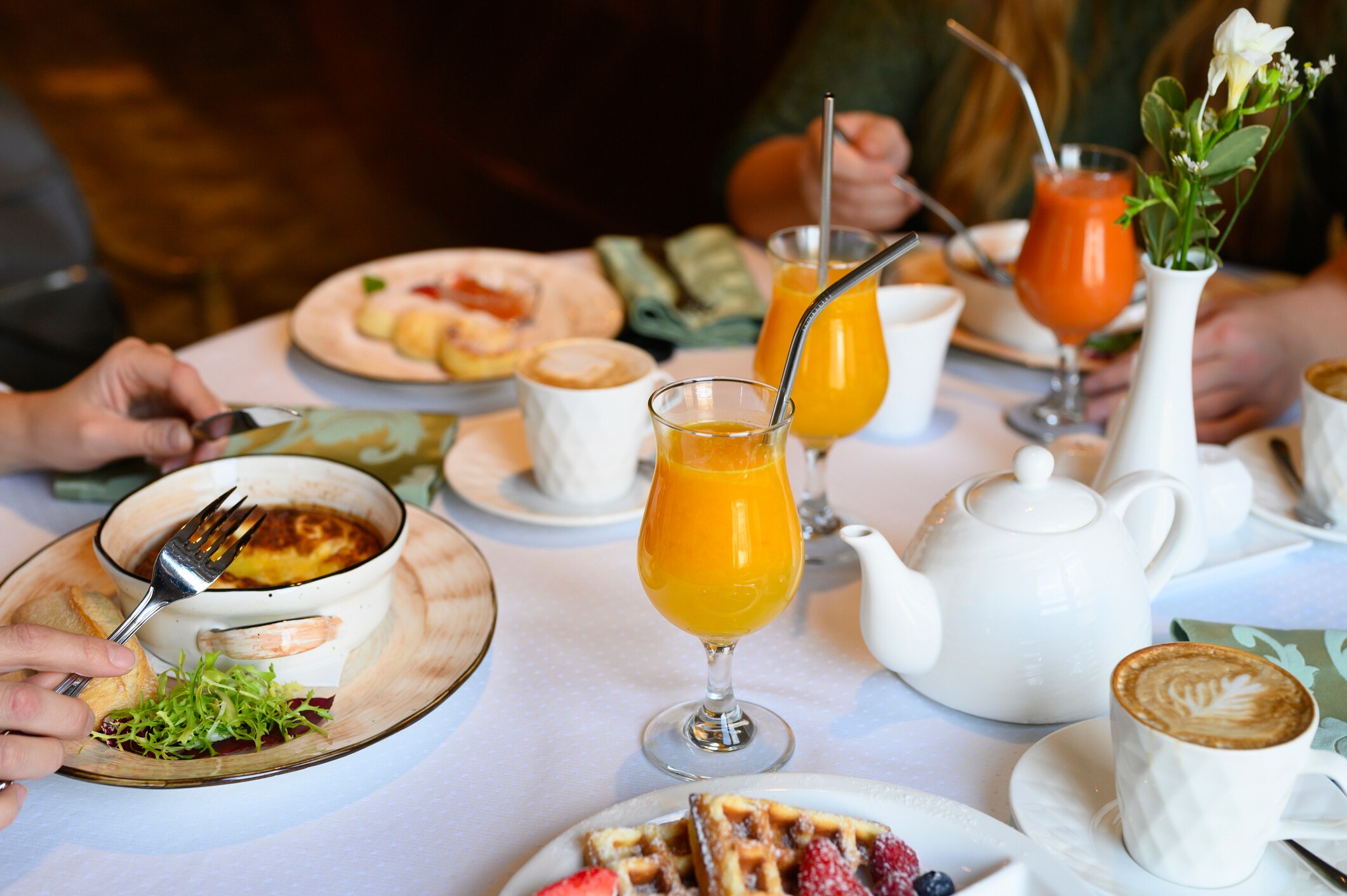 Breakfast included with your stay