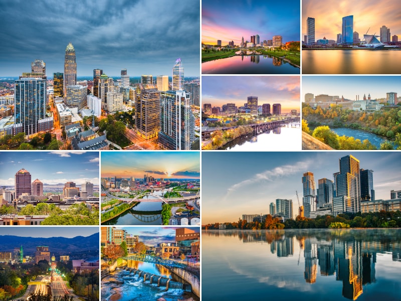 Top 10 | Secondary Cities Collage
