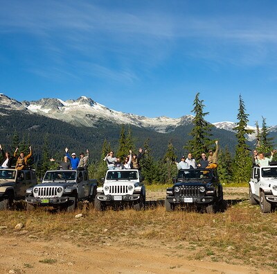 4x4 jeep riding in the mountains of Whistler, Canada EMC Meeting & Events, Sea Girt, New Jersey