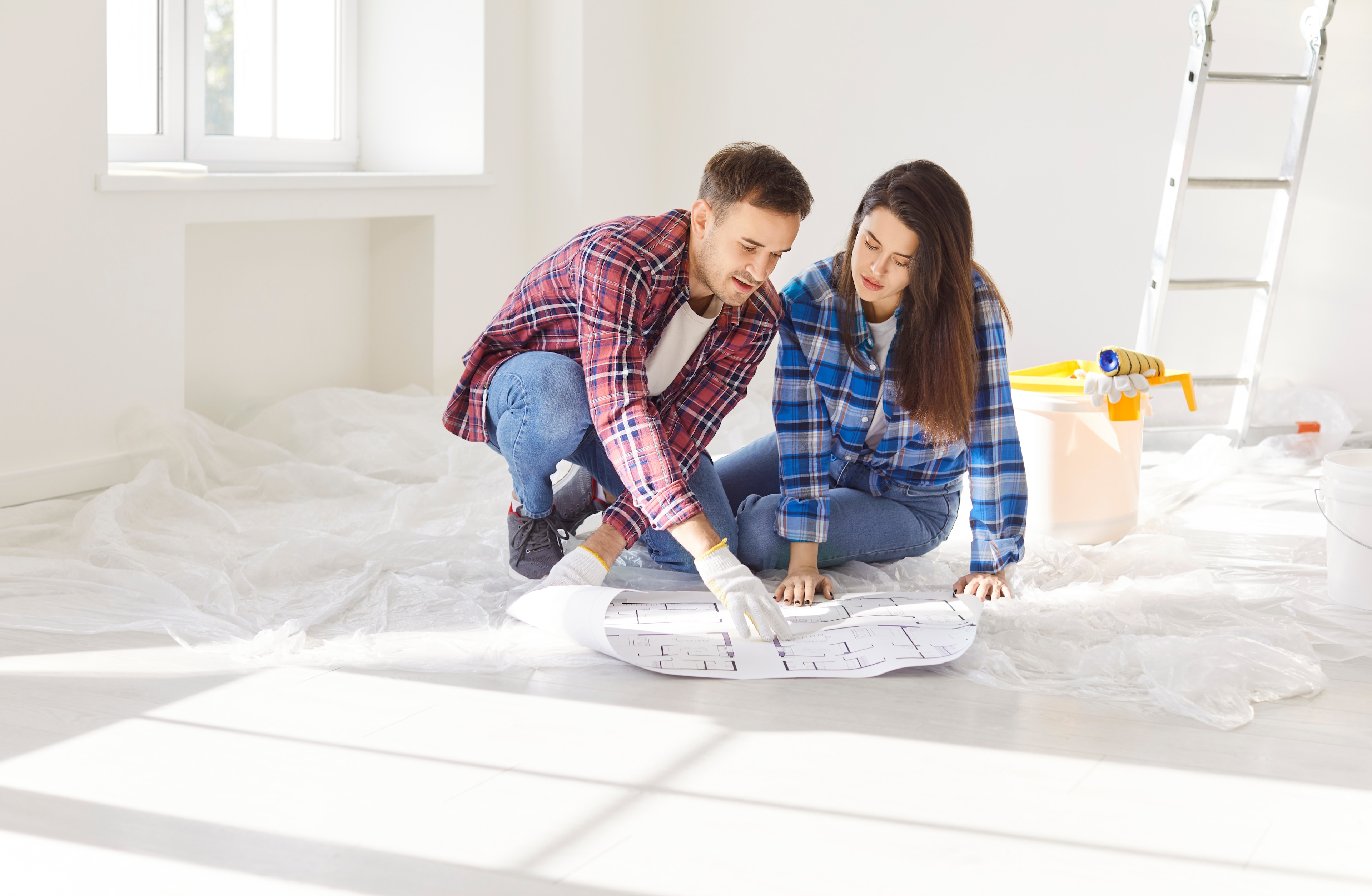 Florida residents completing their construction build.