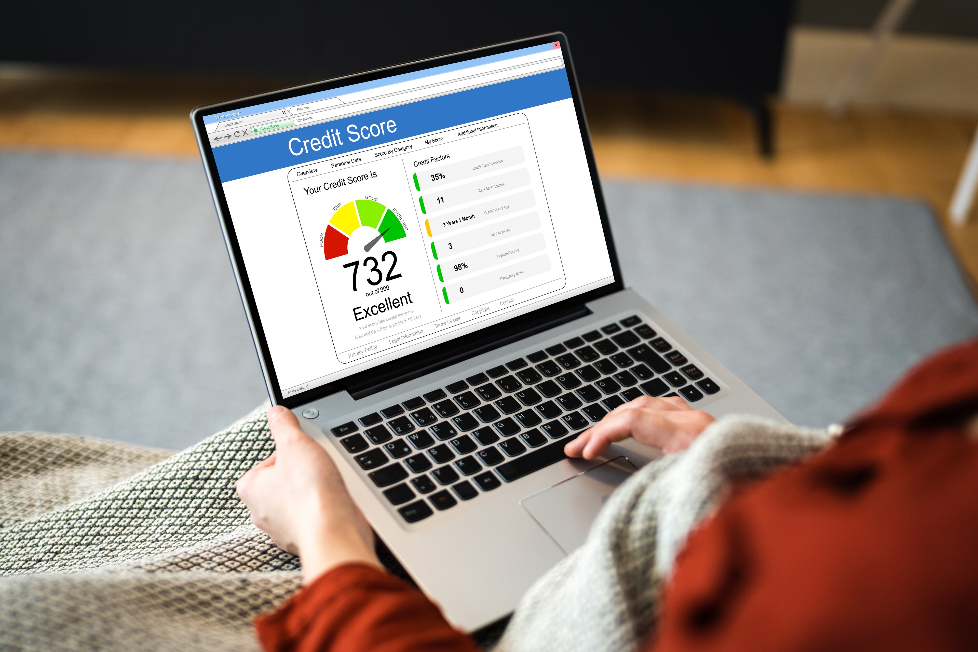 Credit score report