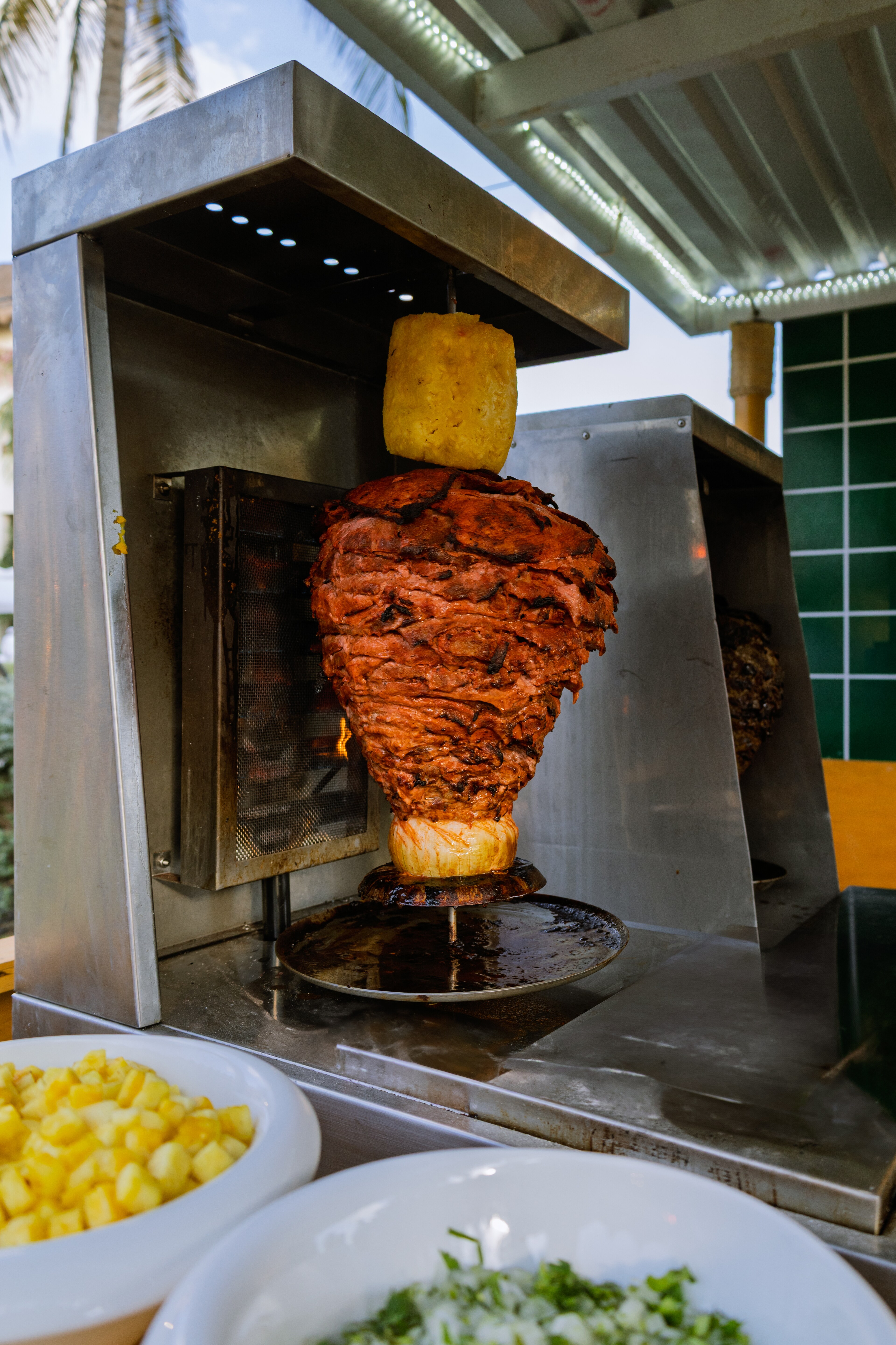 A meat on a spit